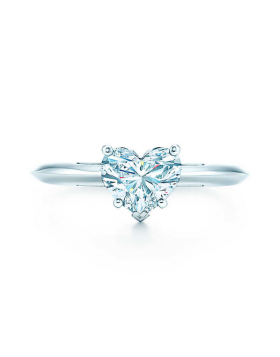 Tiffany Heart-shaped Crystal Ring Stylish Style Best Gift For Bride On Sale NYC