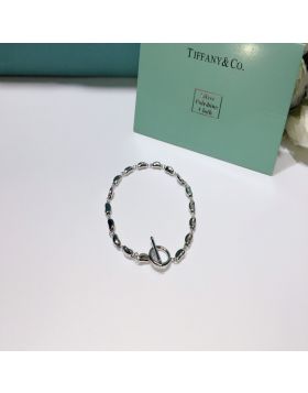 High End Replica Tiffany Elsa Peretti Toggle Closure Bean Design Women'S Sterling Silver Bracelet Reviews UK
