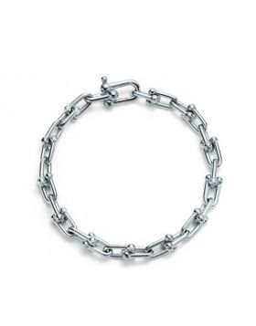 Replica Tiffany Hardwear Ladies  Premium Link Bracelet Industrial Style Gold/Silver/ Rose Gold UK Online GRP09549