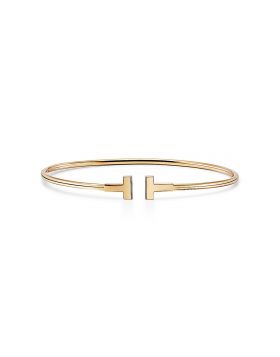 High Quality Tiffany & Co. Double T Ringent Wire Bracelet For Ladies Siver/Yellow Gold/ Rose Gold Online